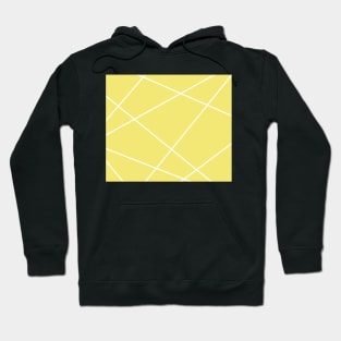 Abstract geometric pattern - gold and white. Hoodie